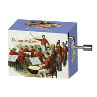 Classical Music Hand Crank Music Box (Strauss- The Blue Danube)