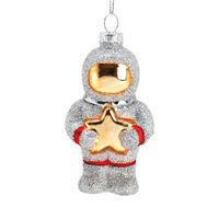 9cm Glass Astronaut Hanging Decoration