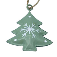 5cm Metal Christmas Tree Hanging Decoration