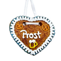 6cm Prost Heart Cookie Hanging Decoration