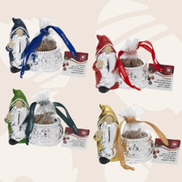 8cm Gnome With Good Luck Lentils - Assorted Colours