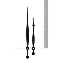 Black Spade High Torque Euroshaft Quartz Hands (207mm & 153mm)