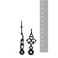 Black Serpentine Euroshaft Quartz Hands (80mm & 60mm)