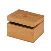 Bamboo Gift Box With Edelweiss Flower