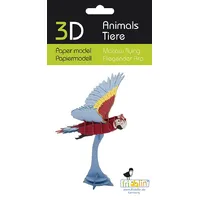 3D Paper Model- Macaw