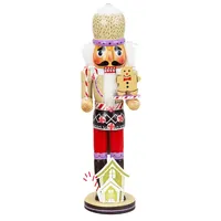 36cm Christmas Nutcracker With Beige Jacket