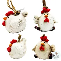 4cm Chicken Hanging Decoration- Assorted Designs