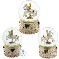 9cm Rocking Horse Snow Globe- Assorted Designs
