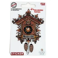 Montville Clock Sticker
