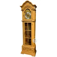 Light Oak Grandfather Clock With Westminster Chime By HERMLE