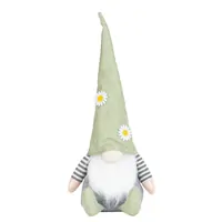 Florian Sundrop | Fabric Gnome With Light Green Daisy Hat | Assorted Sizes