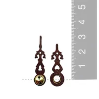Dark Brown Wooden Quartz Cuckoo Clock Hands By TRENKLE (30mm & 25mm)
