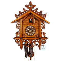 Railroad House 1 Day Mechanical Cuckoo Clock 27cm By ROMBA image