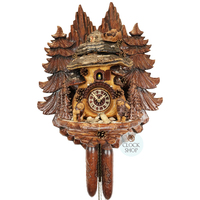 Dwarf House 8 Day Mechanical Mushroom Cuckoo Clock 60cm By GERHARD SCHMIEDER image