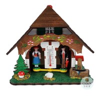 14cm Chalet Weather House Tudor Style By TRENKLE