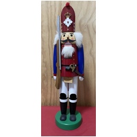 Red Solider Nut Ctacker 48cm By Richard Glasser