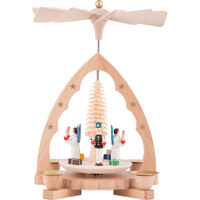19cm Angels & Soldiers Christmas Pyramid By Richard Glässer