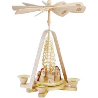 28cm Nativity Christmas Pyramid By Richard Glässer image