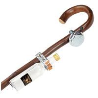 Walking Stick With Bottle And Bell
