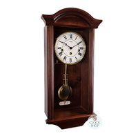 53cm Walnut 8 Day Mechanical Chiming Wall Clock By AMS image