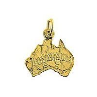 Charm - Australia Map Silver image