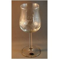 Gw - Wine Glass Etched