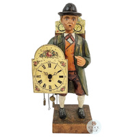 35cm Whistling Clock Peddler Table Clock By ROMBA image