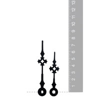 Black Gothic Euroshaft Quartz Hands (77mm & 60mm) image