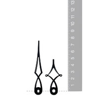 Black Ornate Euroshaft Quartz Hands (75mm & 47mm) image