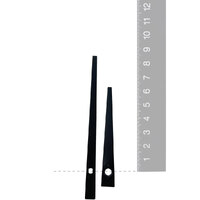 Black Tapered Euroshaft Quartz Hands (85mm & 62mm) image