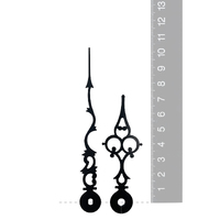 Black Serpentine Euroshaft Quartz Hands (103mm & 72mm) image