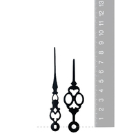 Black Ornate Euroshaft Quartz Hands (85mm & 73mm) image