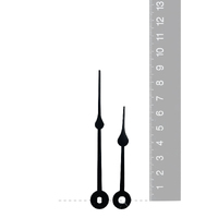 Black Quartz Hands Spade 88mm / 65mm