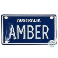 Name Plate - Amber