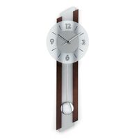 62cm Two Tone Pendulum Wall Clock With Round Dial By AMS image