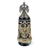 Deutschland Coat Of Arms Beer Stein With Pewter Eagle Lid 0.5L By KING image
