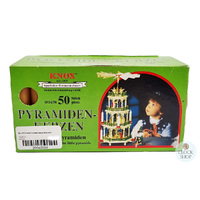 Box Of 50 Gold Candles (14mm Diameter) image