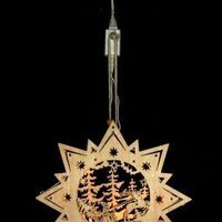 Lantern Hanging Christmas Star Winter Magic