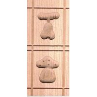 Springerle Mold 1x2 Cherry/Mushroom