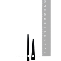 Black Tapered Euroshaft Quartz Hands (53mm & 42mm) image