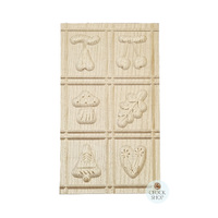 Springerle Mold 2x3 Christmas Design #2 15cm x 7.5cm