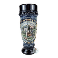 Blue Neuschwanstein Castle Wheat Beer Mug 0.5L BY KING image