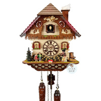 Hansel & Gretel Battery Chalet Cuckoo Clock 32cm By TRENKLE image