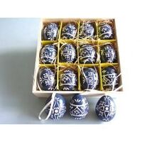 Easter - Egg Blue Hand Painted 6cm