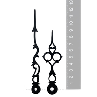 Black Serpentine Euroshaft Quartz Hands (120mm & 88mm) image