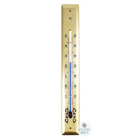 18cm Gold Thermometer Square Top By FISCHER image