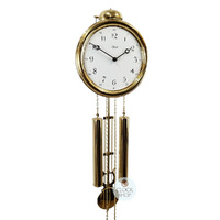 68cm Polished Brass 8 Day Mechanical Wall Clock By HERMLE image