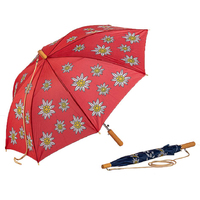 Umbrella - Edelweiss Red Or Green