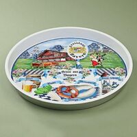Tray Metal Bayern 30cm