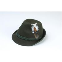 Green Tirol Hat Size 54